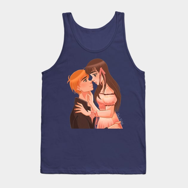 Kyo And Tohru All of our Men’s Fruits Basket Tank Top - Image 2