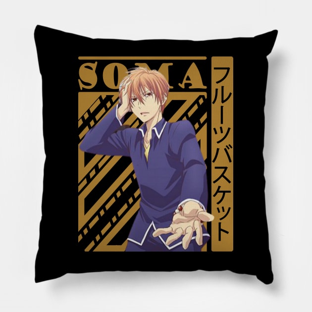 Ky S Ma Fruits Basket Throw Pillow