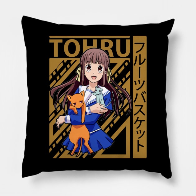 Top-selling Tohru Fruits Basket Throw Pillow