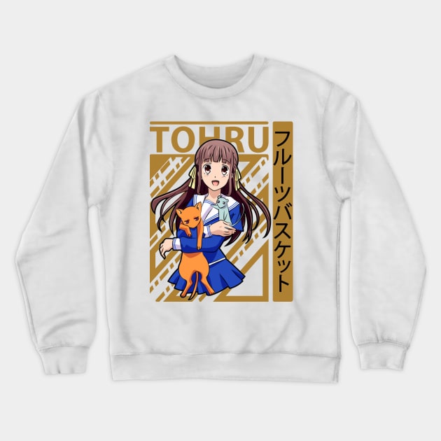 New Arrival Tohru Fruits Basket Crewneck Sweatshirt - Image 4