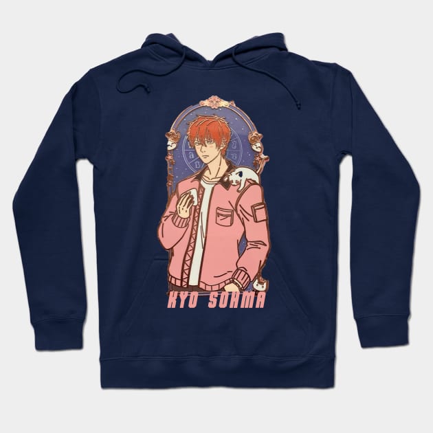 Kyo Sohma Art Anime Fruits Basket Hoodie - Image 2