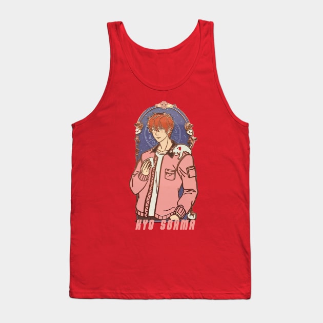 Kyo Sohma Art Anime Fruits Basket Tank Top - Image 4