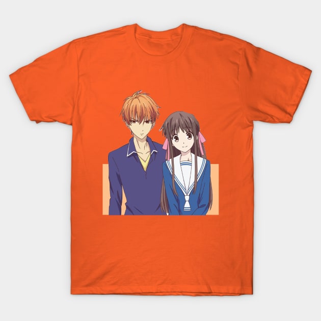 Kyo And Tohru Fruit Basket Trending T-shirt - Image 4