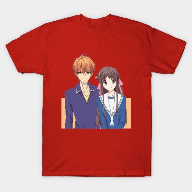 Kyo And Tohru Fruit Basket Trending T-shirt - Image 5