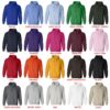 hoodie color chart - Fruits Basket Store