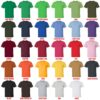 t shirt color chart - Fruits Basket Store